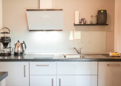 Küche der Ferienwohnung Spindler